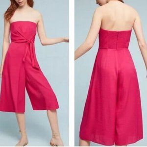NWT Anthropologie Maeve Tie-Front Jumpsuit - 16